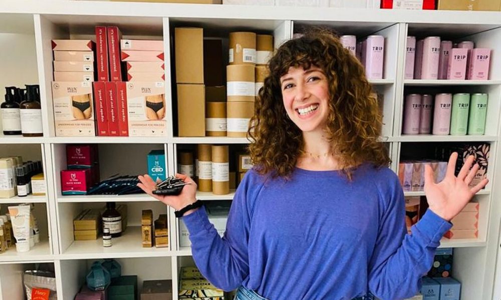 0_Hannah-Samano-office British entrepreneur launches the first online marketplace for menstrual care