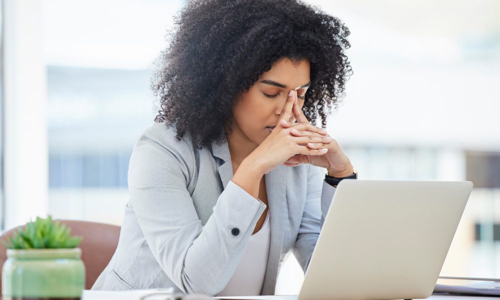 Record number of female employees experience symptoms of anxiety or depression