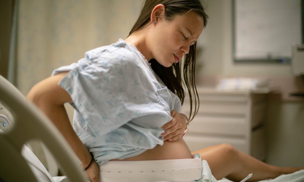A pregnant woman in the hospital delivery room having contractions. Childbirth and labor. ‘It ignores the reality’: experts react to controversial US maternal health study