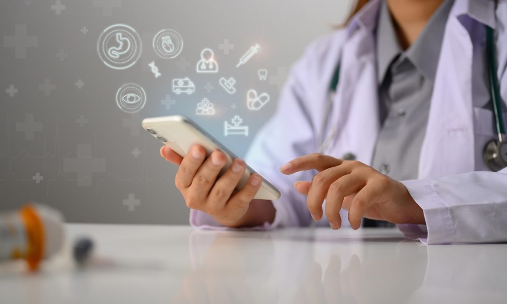 doctor-using-smartphone-communicating-distantly-with-patients-giving-consultation-helping-online Language barriers in female healthcare are causing safeguarding concerns